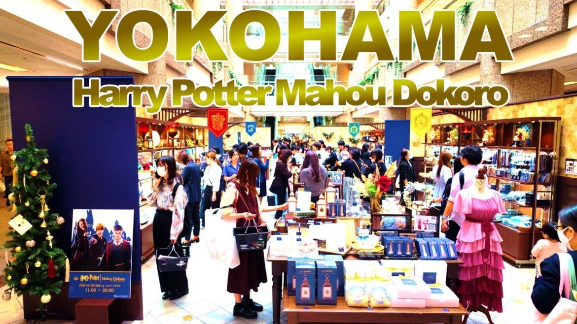 【4K HDR🇯🇵】YOKOAMA MINATOMIRAI CHRISTMAS 2023 / Harry Potter "Mahou Dokoro"