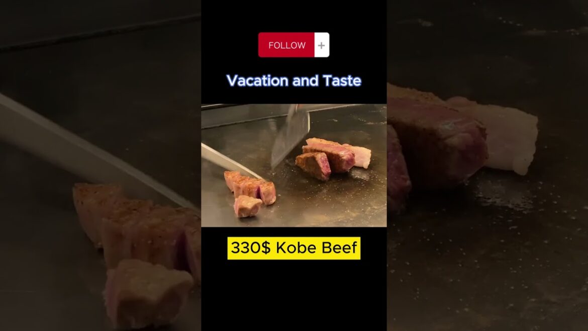 330$ Kobe Beef #kobebeef #japancuisine