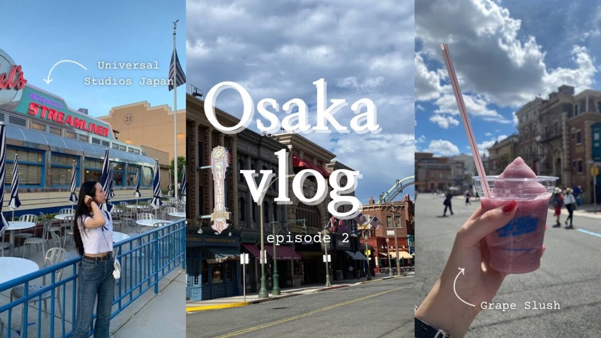 VLOG. 오사카 여행#2🇯🇵 ㅣ 유니버셜 스튜디오🎡 ㅣ 도톤보리🏃🏻‍♂ㅣ 일본 교통🚇️ㅣ