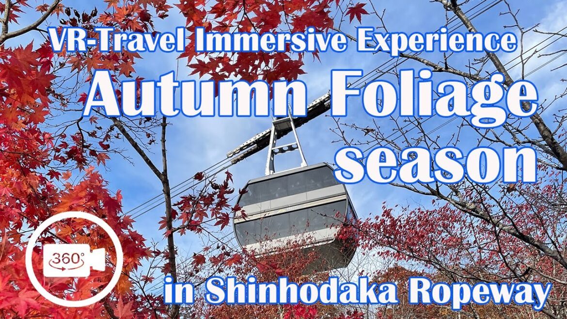 Exploring Autumn Leaves season in Takayama Shinhodaka Ropeway Walking tour Ride tour 紅葉　新穂高ロープウェイ