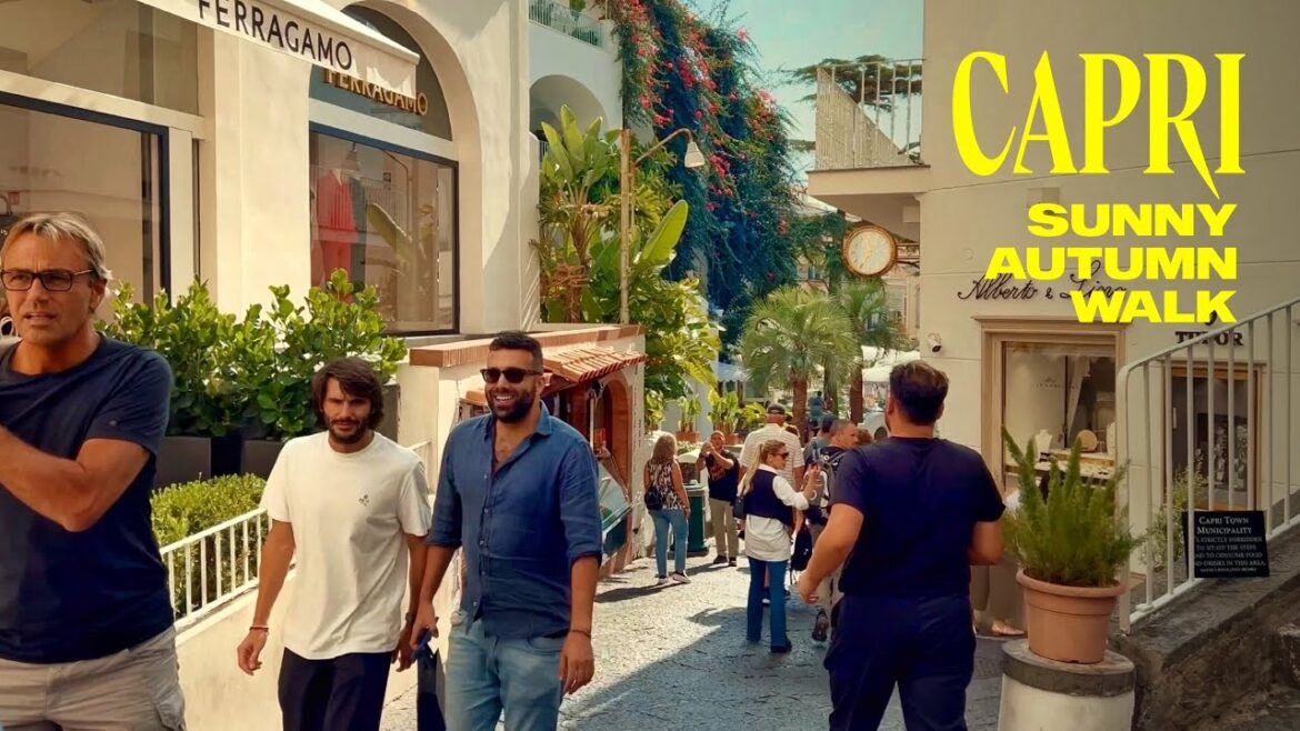 Italian Dream: Capri Walking Tour- 4K, 2023 Italian Dream: Capri Walking Tour- 4K, 2023