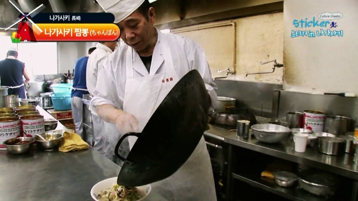 [일본여행]나가사키, 짬뽕(ちゃんぽん) / Champong/하나투어 스티커