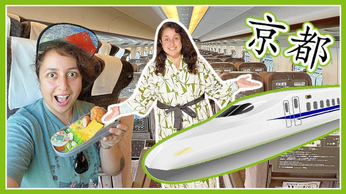 BULLET TRAIN to Kyoto | Traditional JAPANESE Ryokan Tour | Japan Vlogs 2023