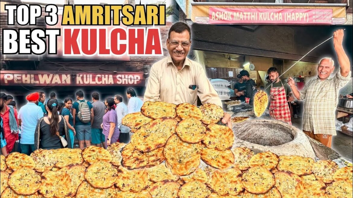 Best Amritsari Kulcha in Amritsar | Pehlwan Kulcha | Ashok Mathi Kulcha | Bansa Kulcha |Amritsar