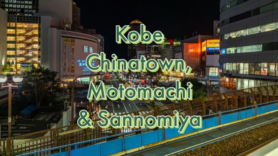 [4K Japan] Kobe Chinatown, Motomachi & Sannomiya