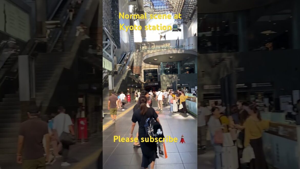【KYOTO】Common Scenery at Kyoto Station