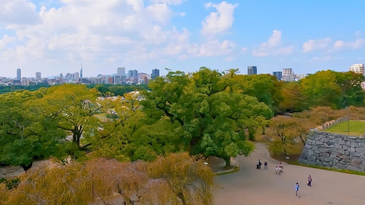 Walking Around Fukuoka Castle Tower Ruins Walking Around Fukuoka Castle Tower Ruins