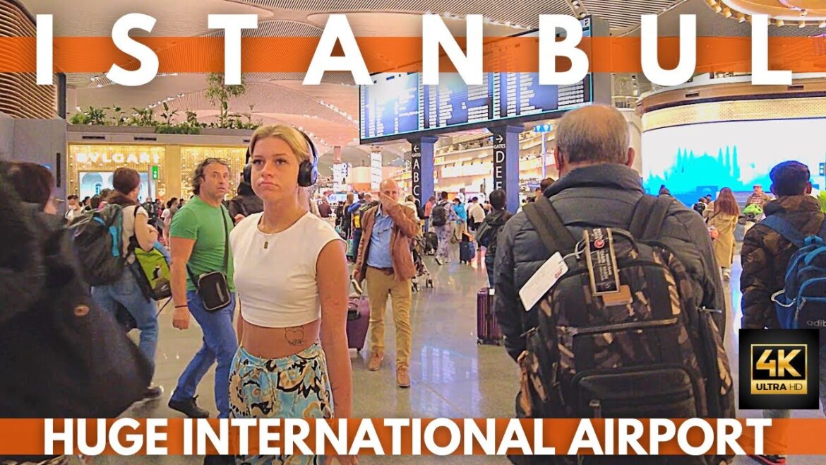 HUGE ISTANBUL AIRPORT 2023 WALKING TOUR | 4K ULTRA HD 60FPS