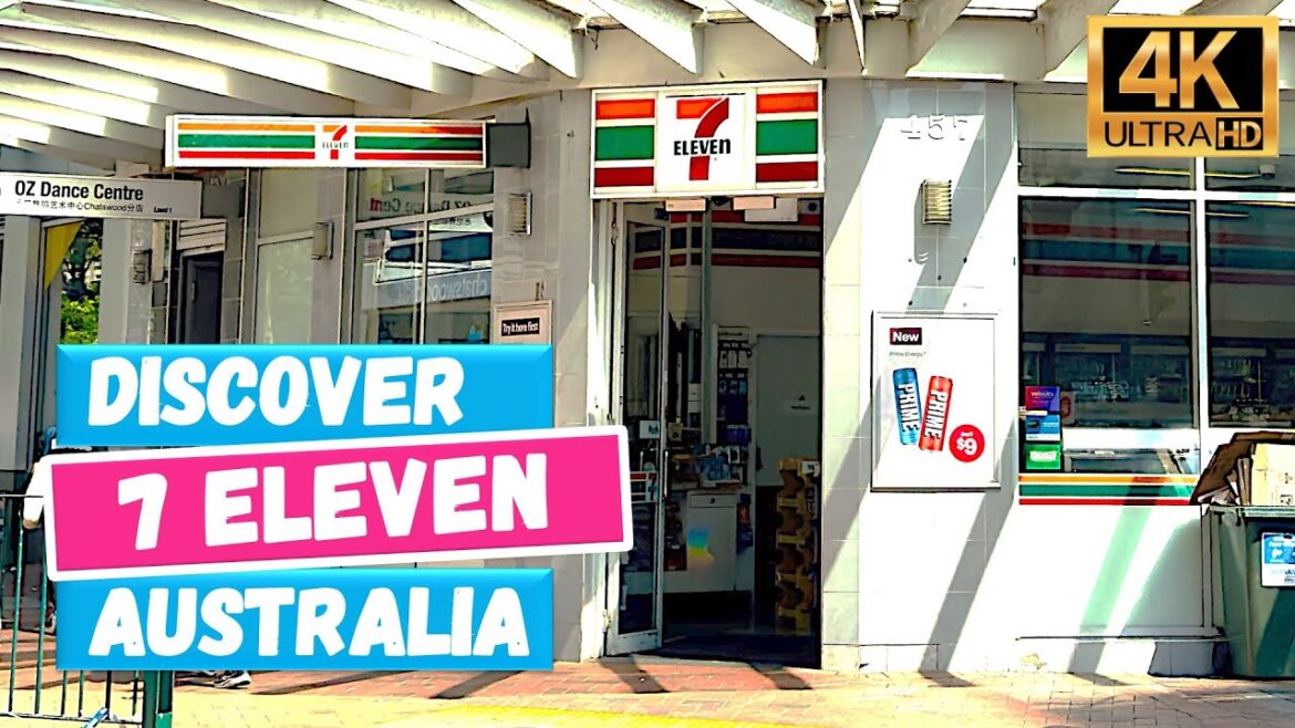 🇦🇺 Discover 7 Eleven Convenience Store in Sydney, Australia  [4K Video]