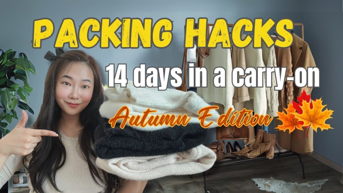 Carry on Packing Hacks: Fit 14 Days of Autumn🍁🍂 in a small hand carry lugguage ✈️ | Dee Kang Carry on Packing Hacks: Fit 14 Days of Autumn🍁🍂 in a small hand carry lugguage ✈️ | Dee Kang