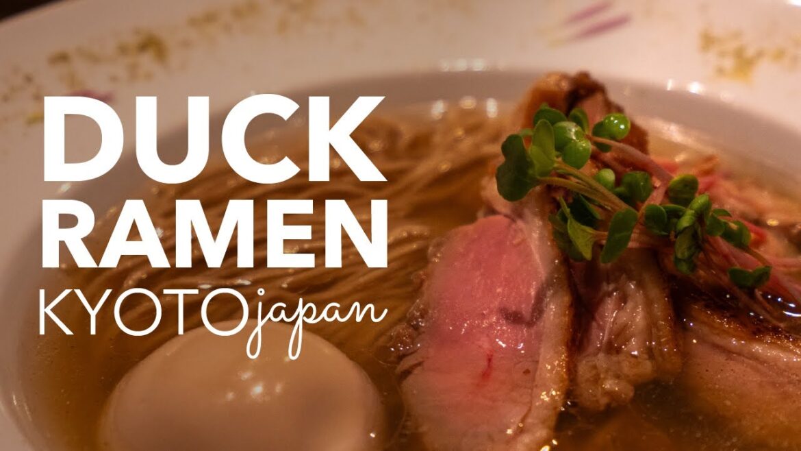 Trying Amazing Duck Ramen in Kyoto | #Japan Vlog Trying Amazing Duck Ramen in Kyoto | #Japan Vlog