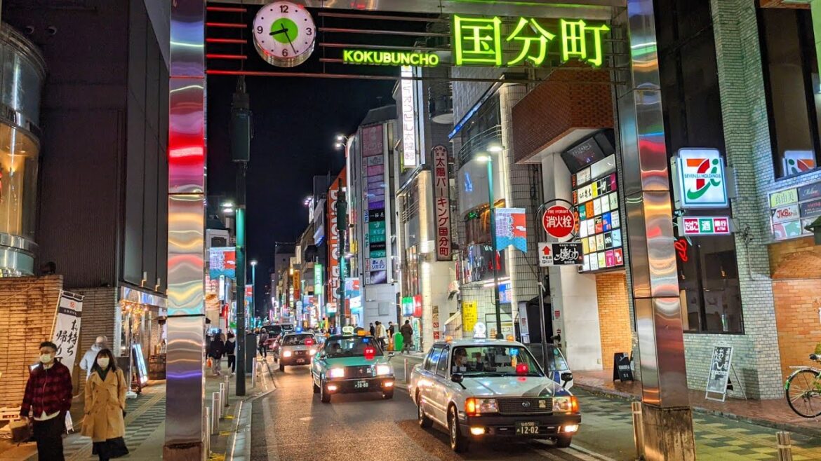 国分町 仙台｜賑わい復活！週末の東北最大繫華街を散策【4K】