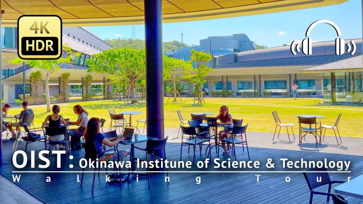 OIST Okinawa Institute of Science & Technology Campus Walking Tour - Okinawa Japan [4K/HDR/Binaural]