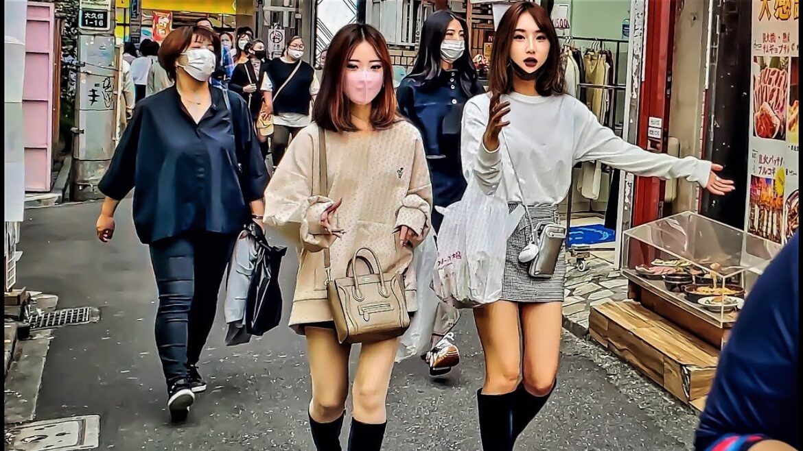 Japanese GIRLS Love Shin Okubo  - Tokyo