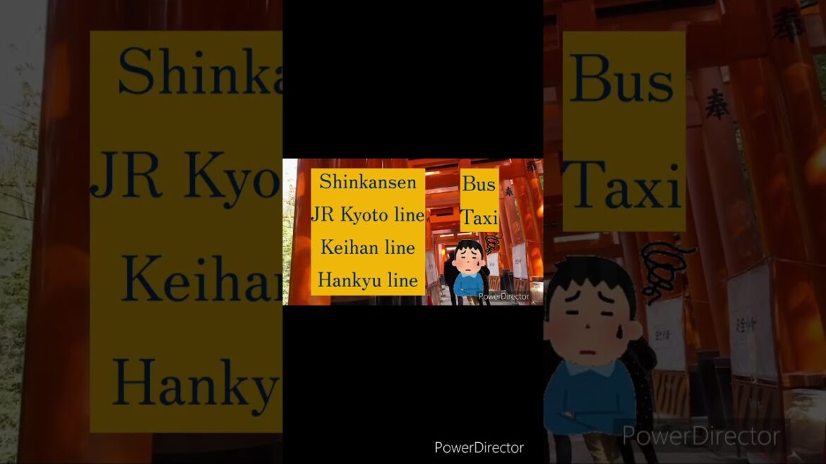 Osaka Kyoto Transportation options for First-Time Travelers by local #shorts