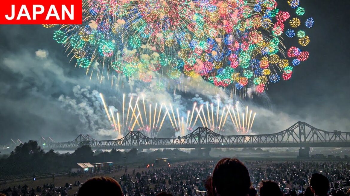 One of Japan’s Top 3 Fireworks – in Nagaoka – 20,000 Fireworks for 2days with Over 1 Million People One of Japan's Top 3 Fireworks - in Nagaoka - 20,000 Fireworks for 2days with Over 1 Million People