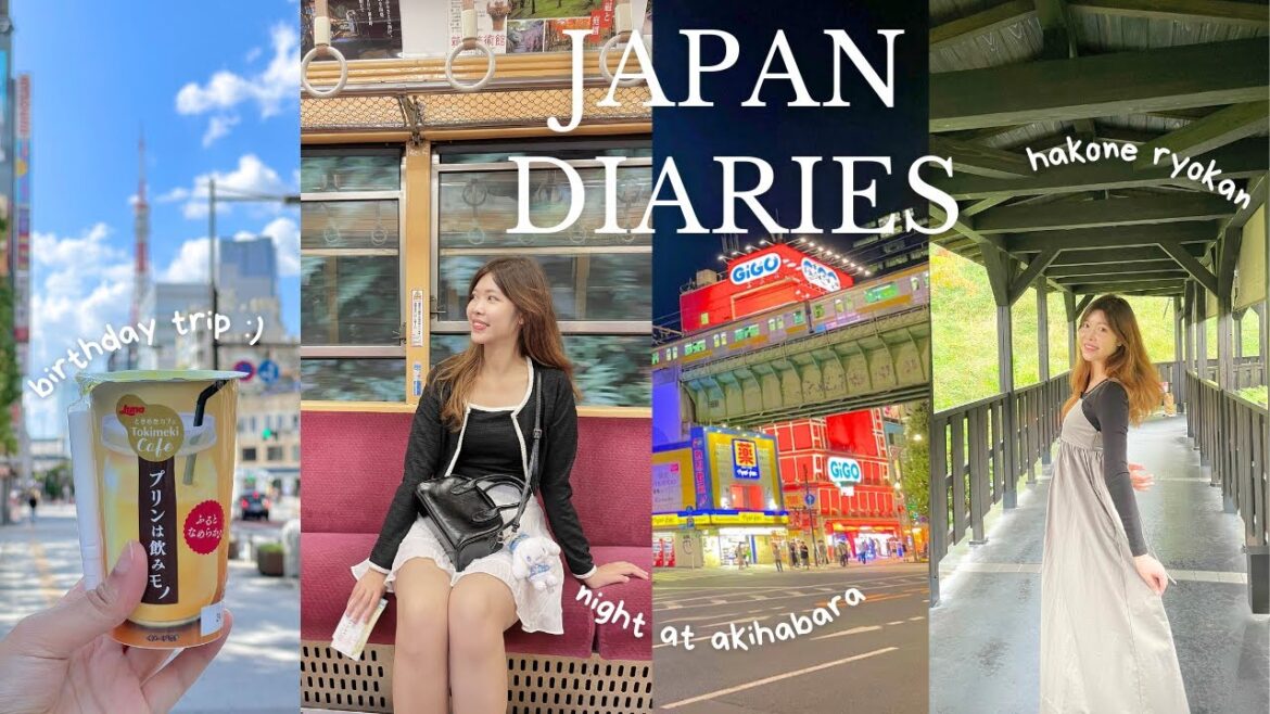 japan vlog🍡 birthday in tokyo, akihabara, what I eat & do, sanrio shopping, hakone onsen ryokan japan vlog🍡 birthday in tokyo, akihabara, what I eat & do, sanrio shopping, hakone onsen ryokan