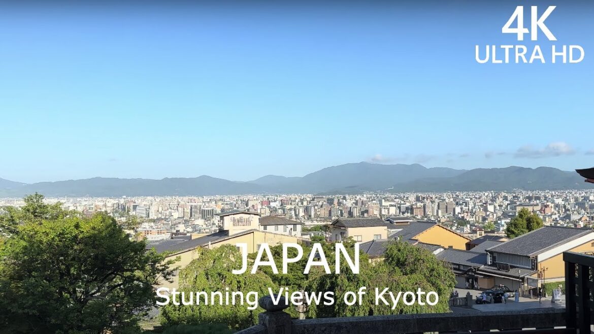 4K Walk Tour - Breathtaking Views of Kyoto City from Above, Kyoto  | Japan