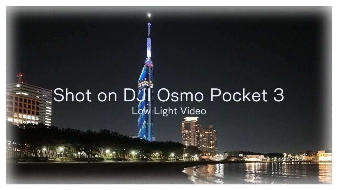 DJI Osmo Pocket 3 Low Light Video | Night Walk in Japan (4K ASMR)
