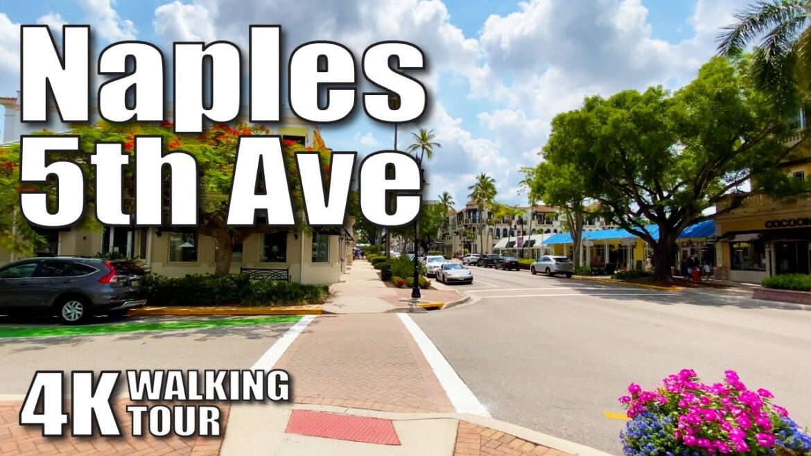 |4K| Naples, Florida – Downtown 5th Avenue, Walking Tour, 4K Binaural Audio, Slow TV |4K| Naples, Florida - Downtown 5th Avenue, Walking Tour, 4K Binaural Audio, Slow TV
