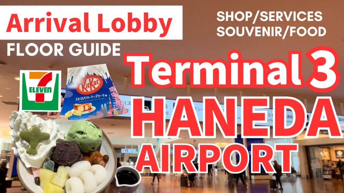 Haneda International Airport Terminal3 /Arrival Lobby Floor Guide/Shops, Train Line, Souvenir, Food Haneda International Airport Terminal3 /Arrival Lobby Floor Guide/Shops, Train Line, Souvenir, Food