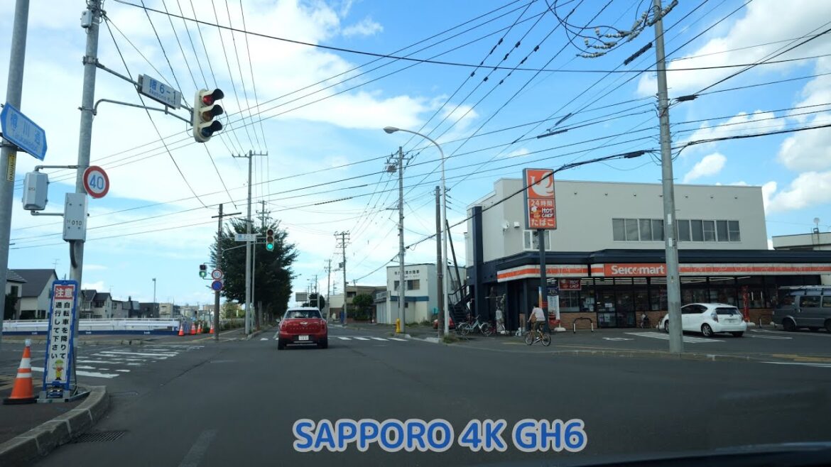 樽川通 → 新川南通：稲山通交点～国道337号交点 [ #札幌市 4K/60p GH6 車載動画]