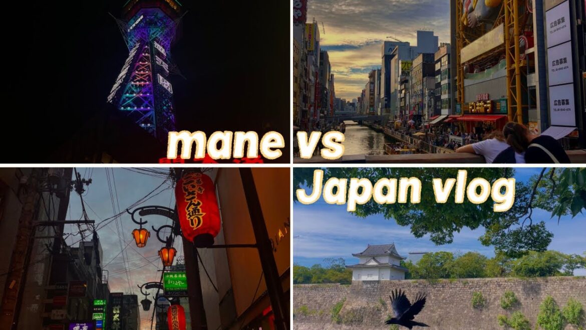 🌥️ [ENG SUB] road trip 🇯🇵 | OSAKA | dernier voyage au Japon | Osaka castle | Dotonbori