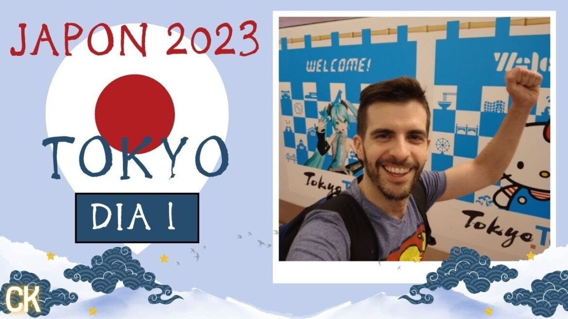 Vlog JAPON 2023 - DIA 1 - VUELO Y TOKYO
