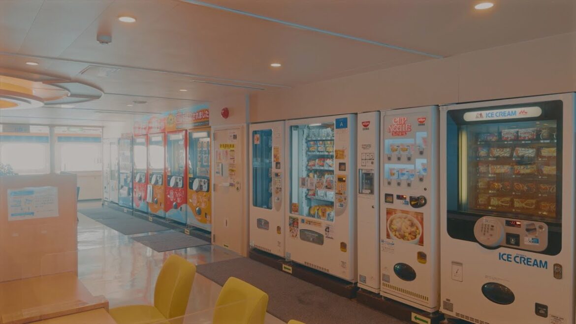 自動販売機フェリー / 16900JPY (113USD)の個室で東京から徳島へ