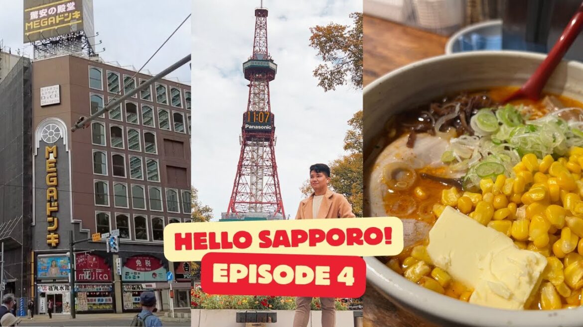 DIY Solo Traveler in Sapporo! Don Quijote, Sapporo TV Tower.