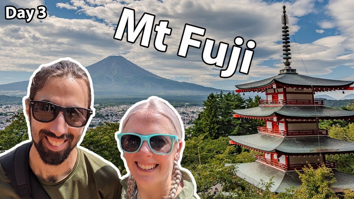 We climbed a mountain to see Mt Fuji! We climbed a mountain to see Mt Fuji!