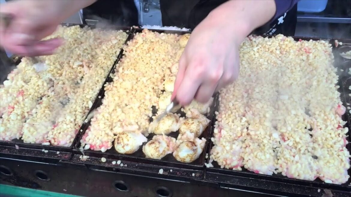 Takoyaki on Dotonbori Street, Osaka