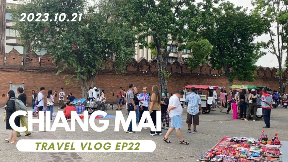 【Thailand life 🇹🇭 タイ旅行 EP22】 旧市街で見つけた本当は教えたくない美味しいレストラン！｜チェンマイ日常生活｜街歩き｜