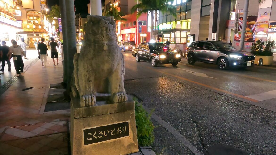 Night scenery of Kokusai Street in Okinawa(夜の国際通り) Night scenery of Kokusai Street in Okinawa(夜の国際通り)