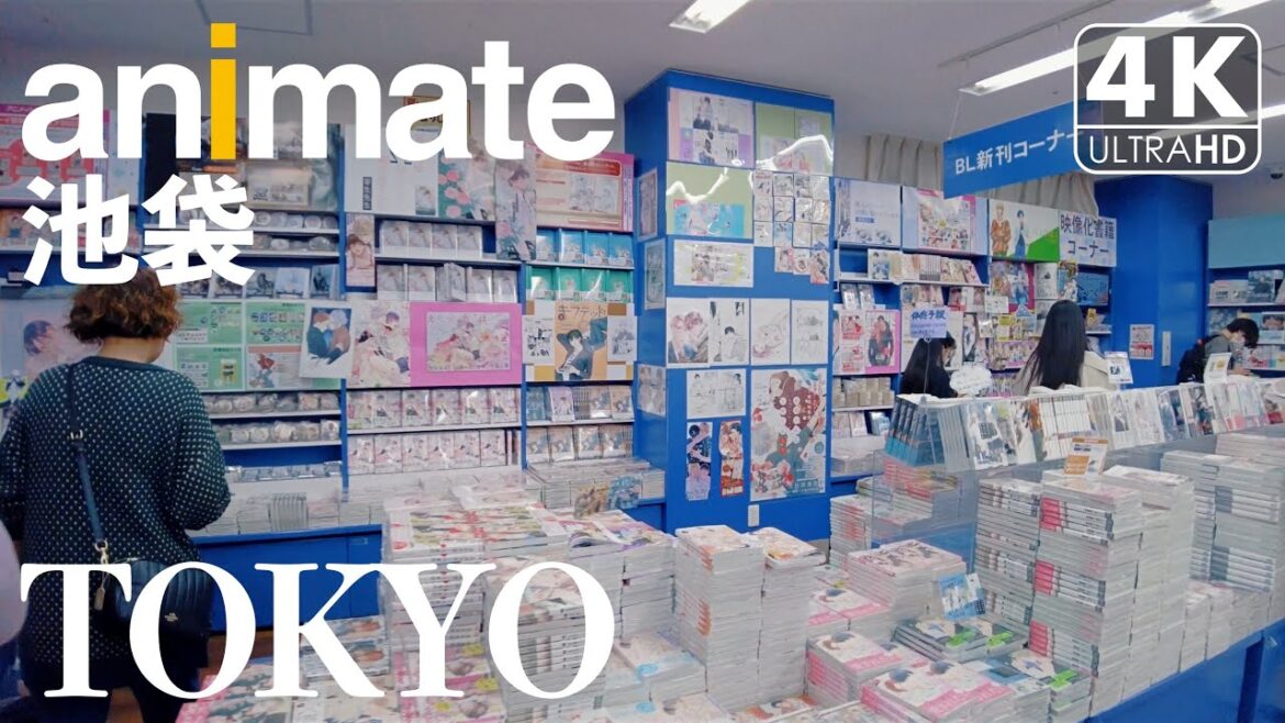 【4K】animate Ikebukuro Flagship Store [Girls' Castle]（Binaural Tokyo Sounds）