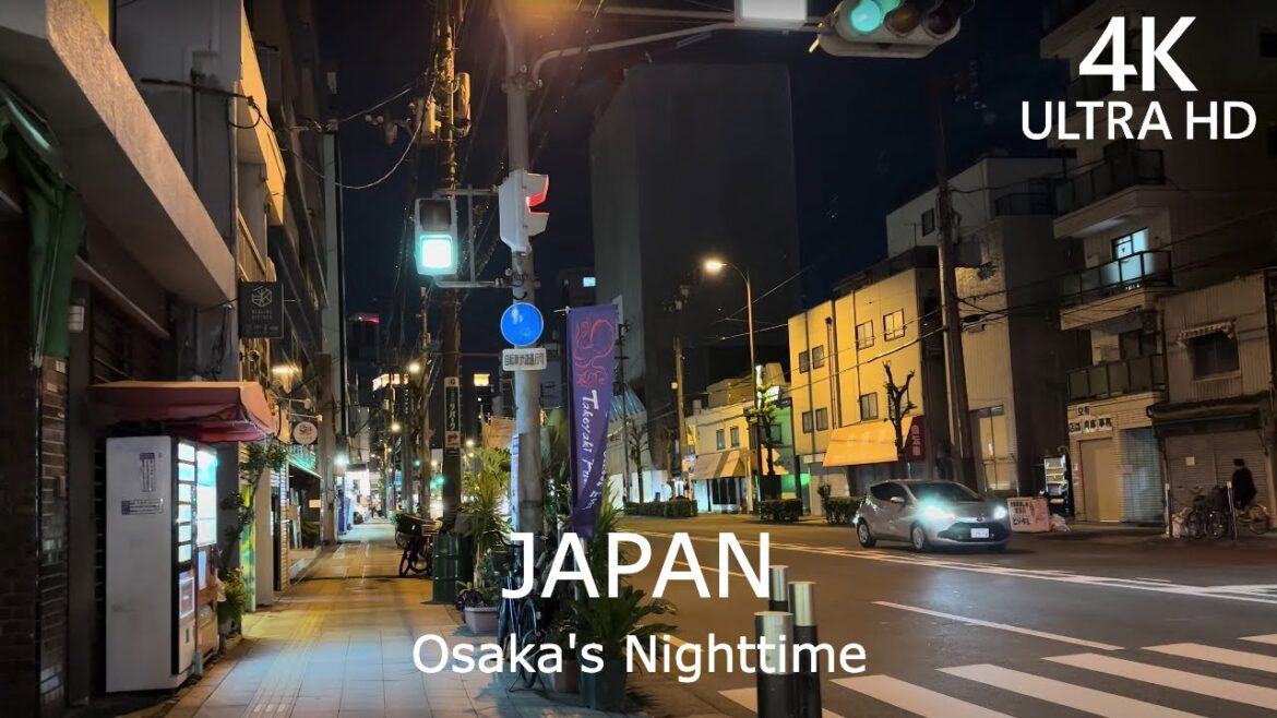 4K Walk Tour-  Nighttime City Vibes, Osaka | Japan 4K Walk Tour-  Nighttime City Vibes, Osaka | Japan