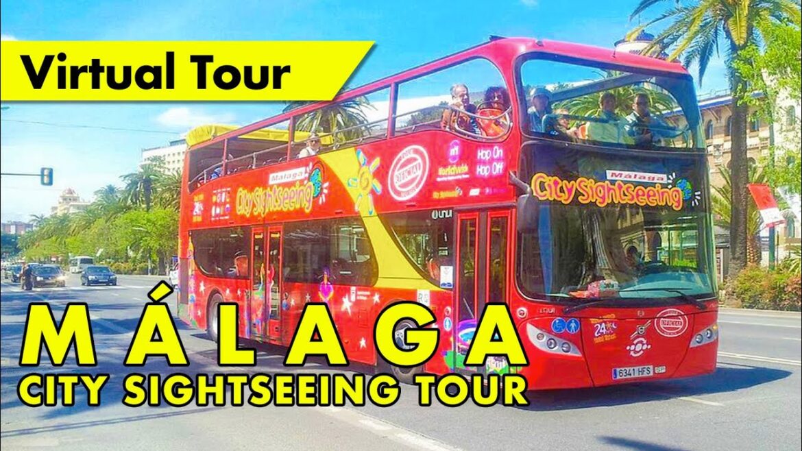 Málaga open top bus tour - Autumn 2022 - Costa del Sol virtual sightseeing tour