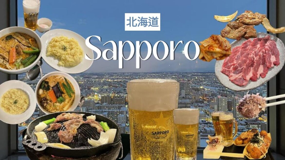 ENG) 홋카이도 겨울여행 3 ❄️ 삿포로 맛집 그리고 JR타워 전망대 야경 Korean couple’s trip to Sapporo ENG) 홋카이도 겨울여행 3 ❄️ 삿포로 맛집 그리고 JR타워 전망대 야경 Korean couple's trip to Sapporo