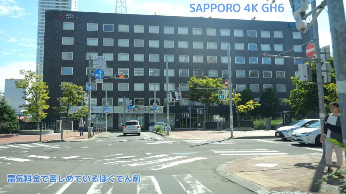 大通（大通公園）→ 東8丁目篠路通 [ #札幌市 4K/60p GH6 車載動画] Japan Drive Hokkaido Sapporo Odori park