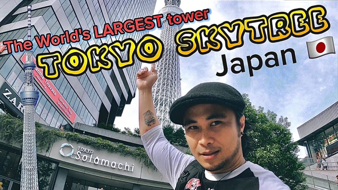 TOKYO SKYTREE the Worlds LARGEST Tower! 🌆 Heavenly Views in Oshiage Japan 🇯🇵
