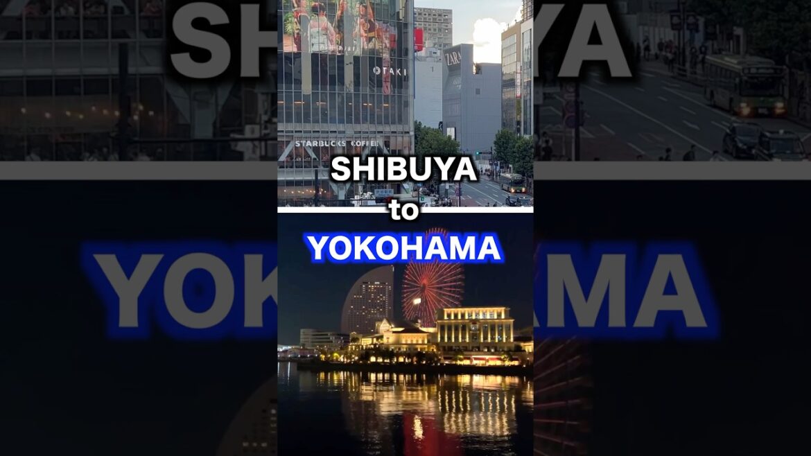 The BEST way to YOKOHAMA from SHIBUYA! #Japan #Shibuya #shorts