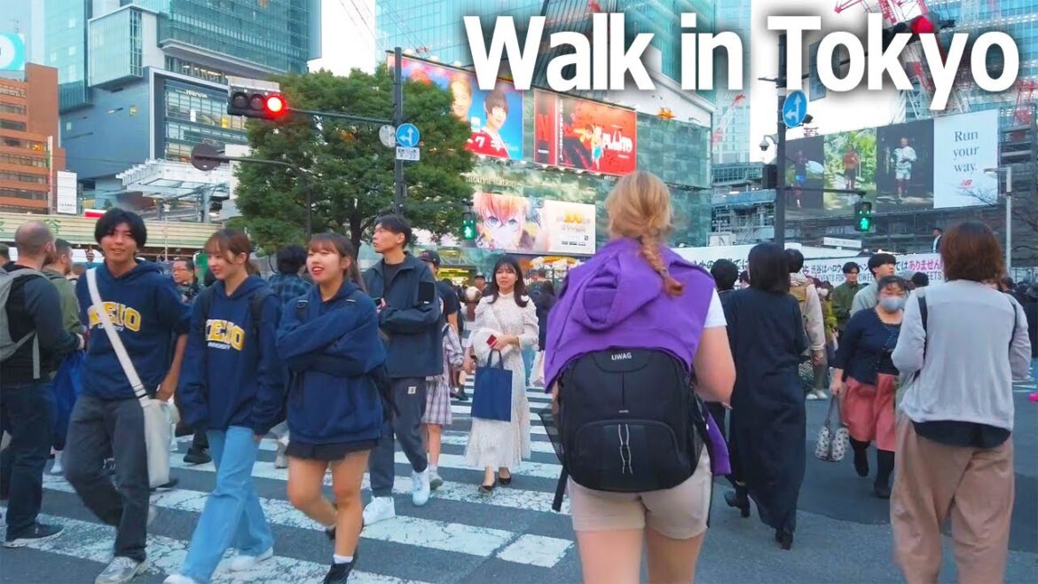 Tokyo walking tour - Shibuya. Saturday before Halloween♪ (Oct. 2023)