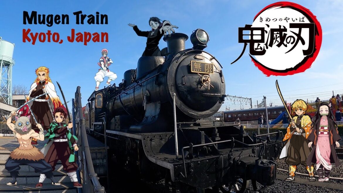 Kimetsu no Yaiba The Movie: Mugen Train | Steam Locomotive Train in Kyoto, Japan Kimetsu no Yaiba The Movie: Mugen Train | Steam Locomotive Train in Kyoto, Japan