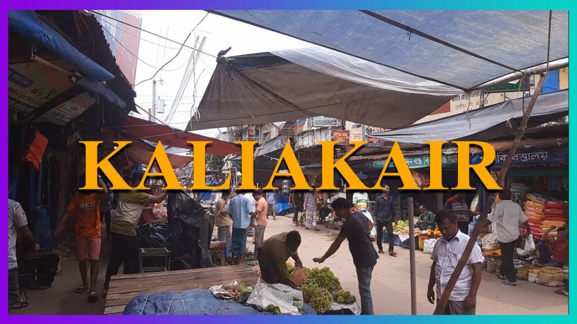 কালিয়াকৈর বাজার গাজীপুর Walking Tour in - Kaliakoir Market, Gazipur Traveller Shafi Mahmud