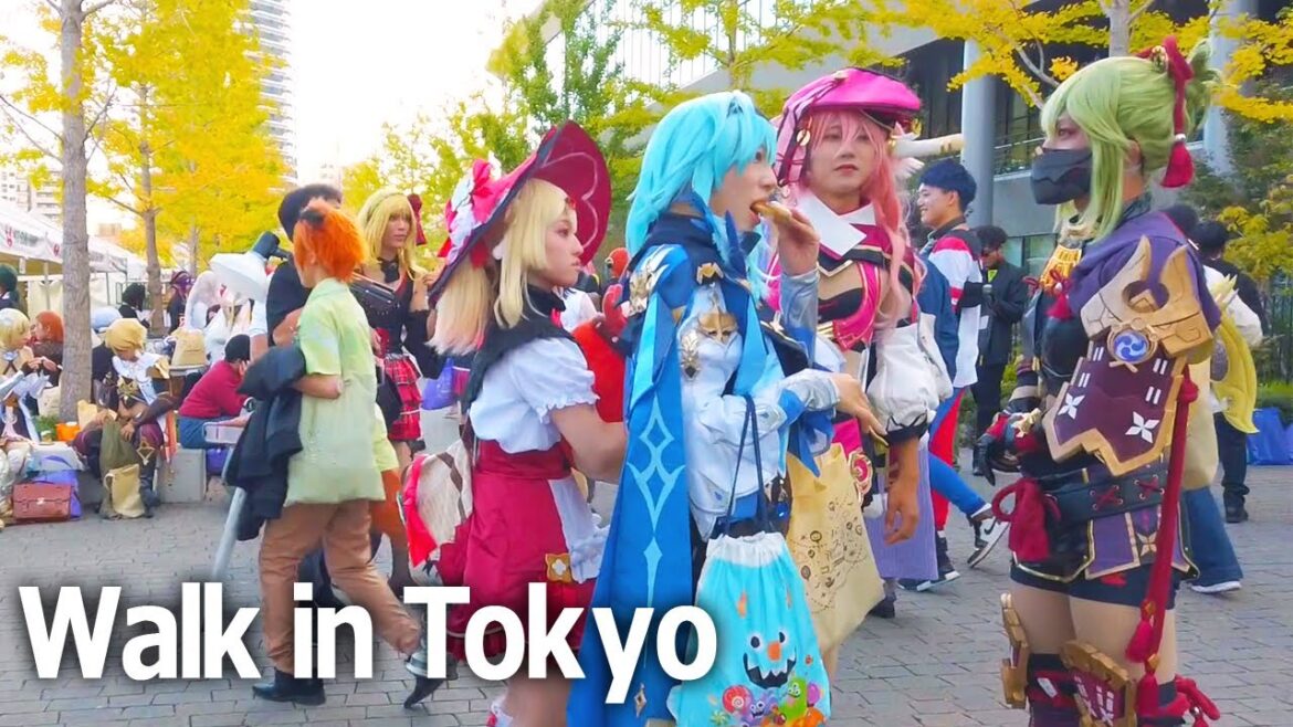 Tokyo walking tour - Ikebukuro to Otsuka. Halloween Cosplay Fest♪ (Oct. 2023)