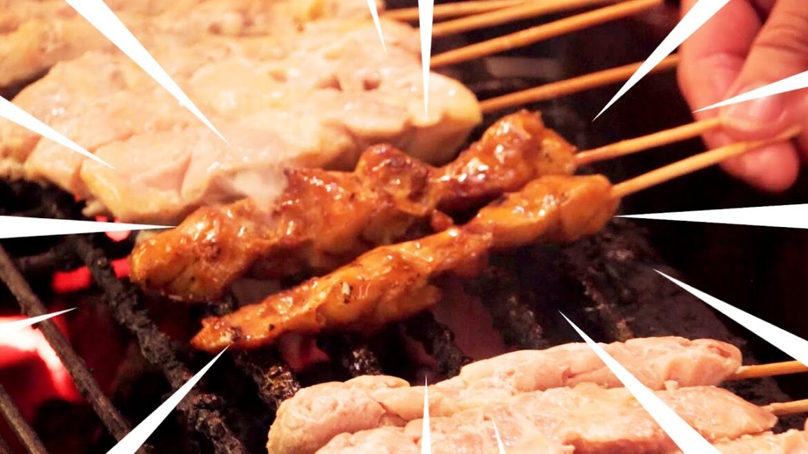 Japanese Street Food in Osaka YAKITORI [4K]