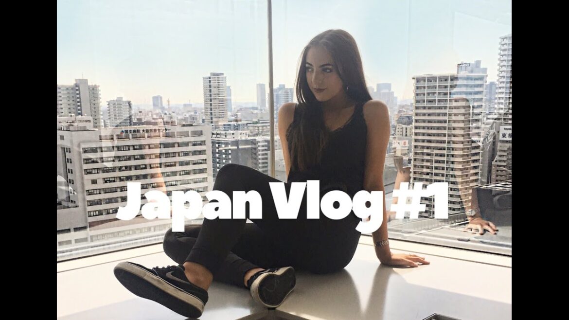 Flight to Japan and the first day in Osaka Flight to Japan and the first day in Osaka