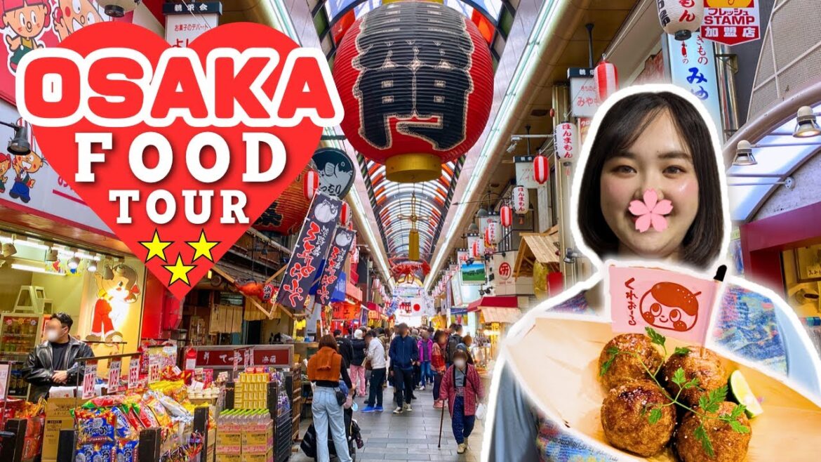 6 Best Street Food in Osaka Japan | Things to do and Local Guide Vlog 2023