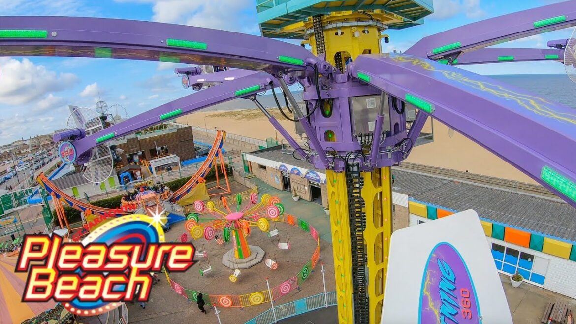 Lightning 360 - 4K On-Ride POV | Great Yarmouth Pleasure Beach