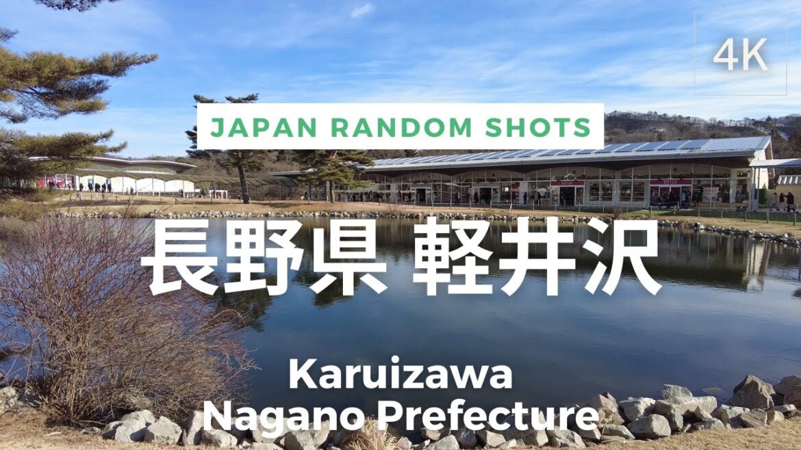 [4K] Karuizawa, Nagano Prefecture, Japan | Random Shots | 日本 長野県 軽井沢 | Jan 2023